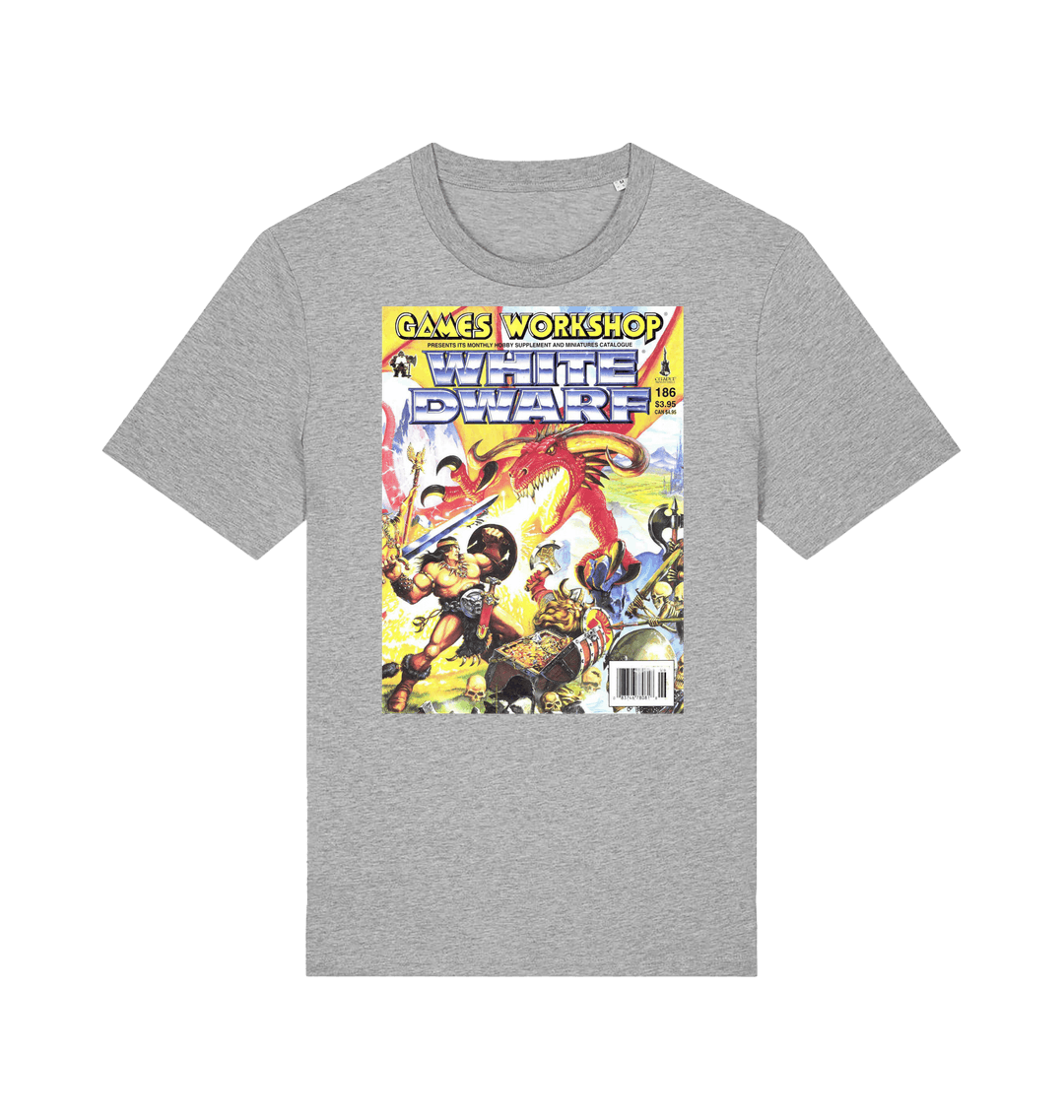 Heather Grey Printed T-shirt Front